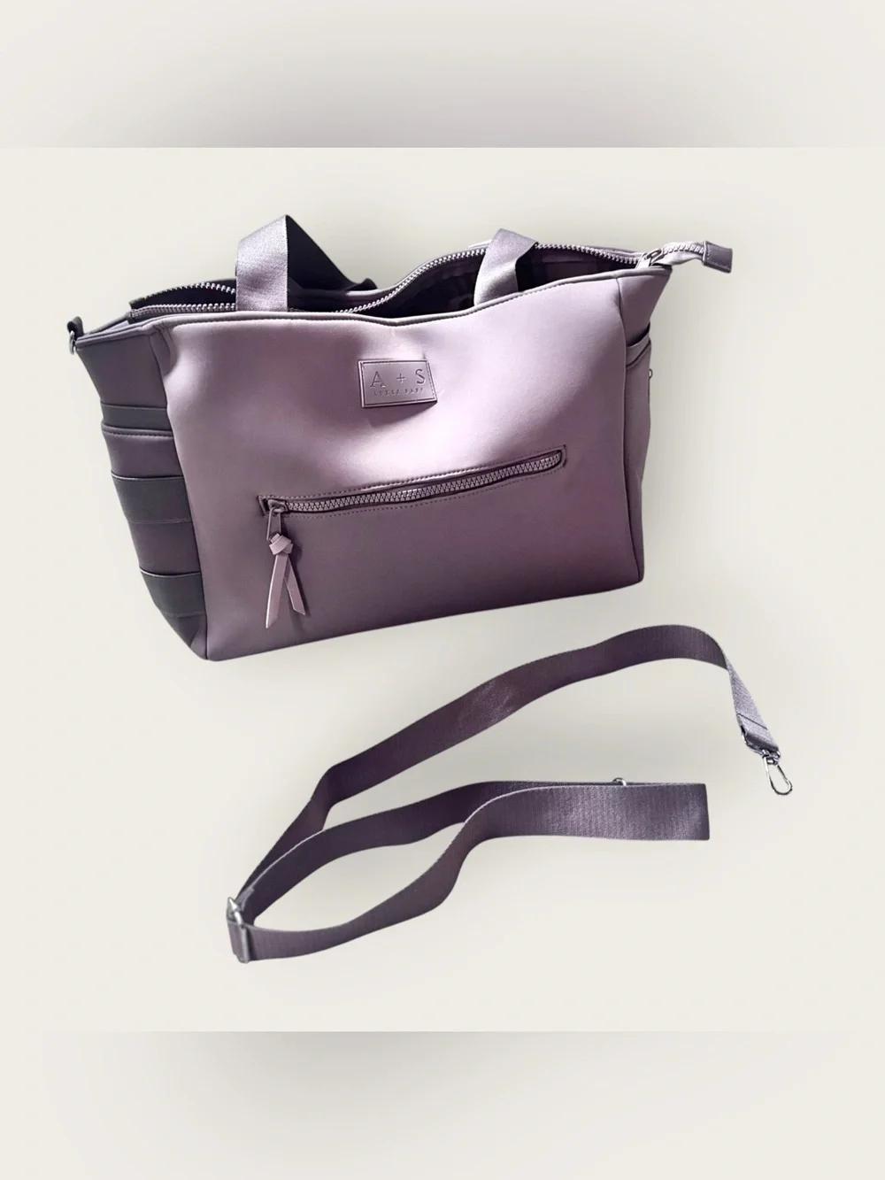 Stylish Neoprene Baby Diaper Tote Bag with Changing Pad